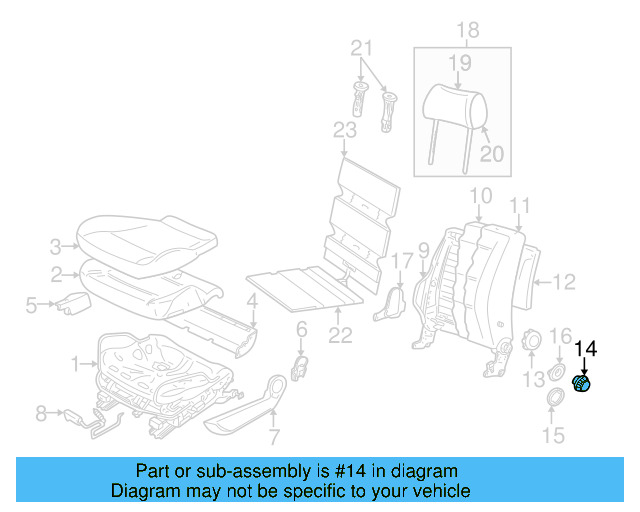 Seat Lumbar Adjustment Knob 1J0-881-671-G-82V - View 18