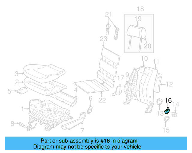 Adjust Knob Spacer 1J0-881-680-A-B41