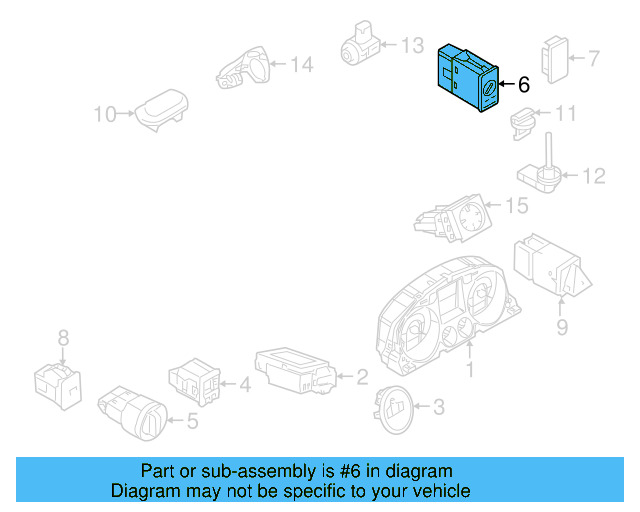 Air Bag Switch 5C5-919-237-WGI - View 30