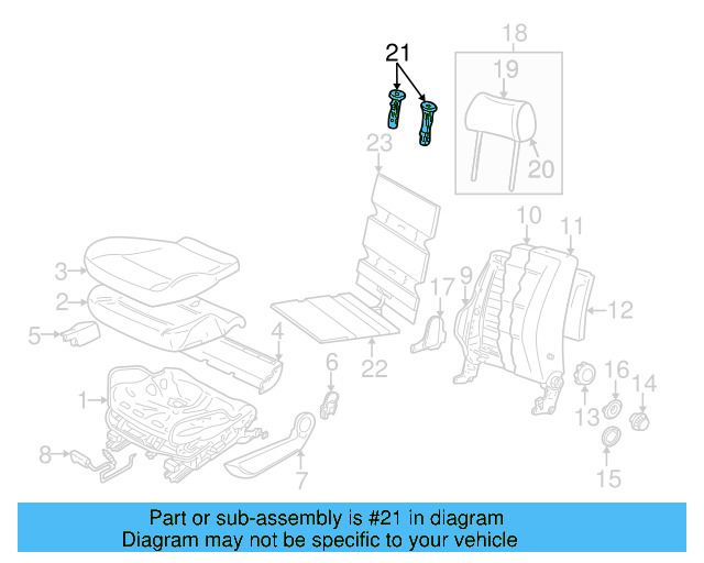 Headrest Guide 1J0-881-920-F-71N