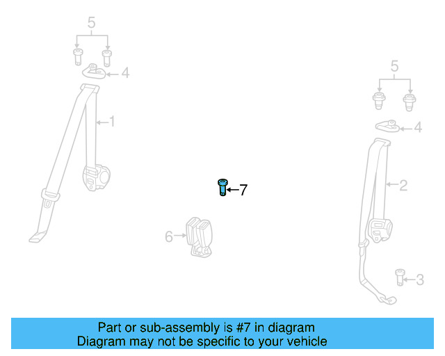 Buckle End Mount Bolt N-989-236-02 - View 16