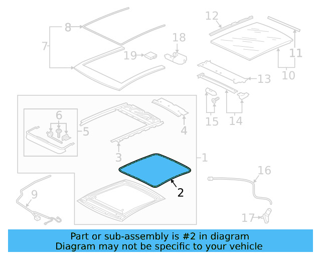 Frame Assembly Seal 3G5-877-439-A - View 2