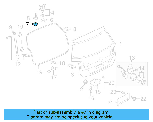 Hinge Cap 1K0-827-385 - View 2