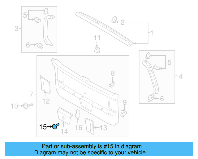 Lower Trim Panel U N-906-987-03 - View 44