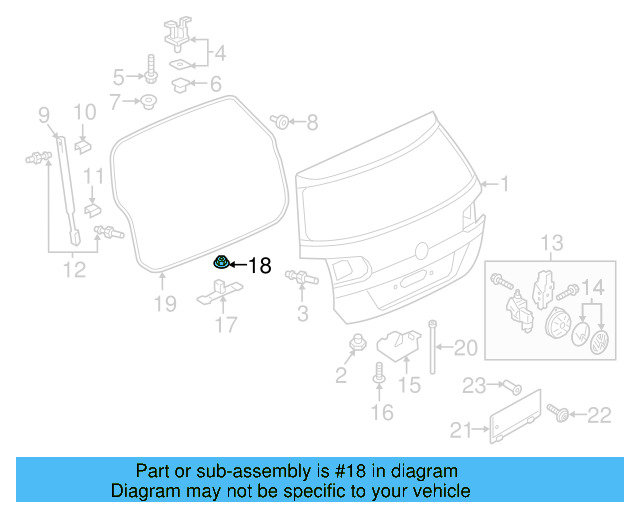 Striker Nut N-905-115-07 - View 2