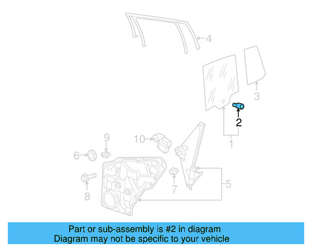 Movable Glass Pin 6N0-839-511 - View 43