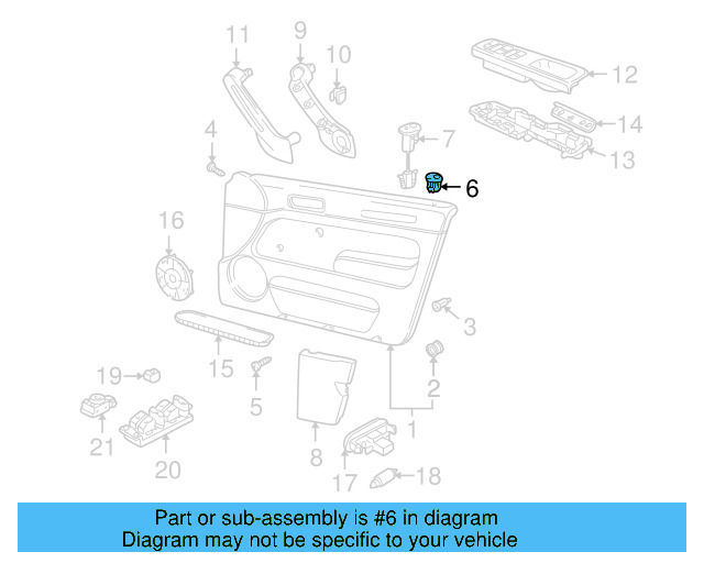 Lock Knob Guide 3B0-867-109-01C - View 32