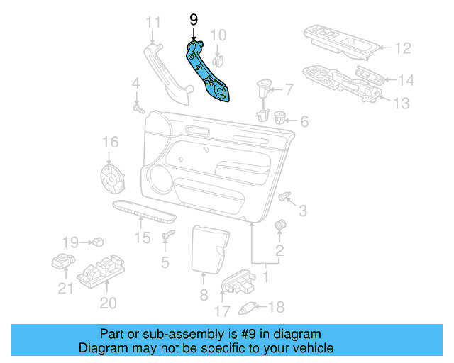 Grip Handle 1J0-867-180-B-A94 - View 15