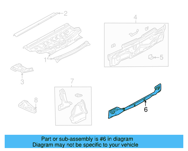 Tail Panel 1J5-813-309 - View 3