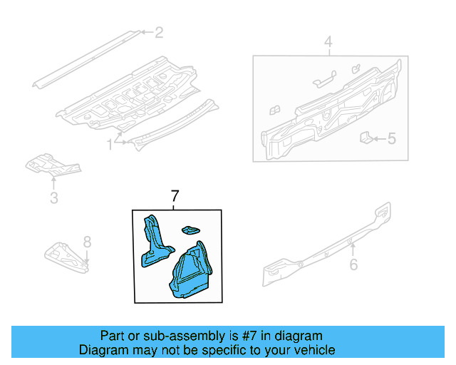 Tail Light Pocket 1K5-827-445-D - View 6