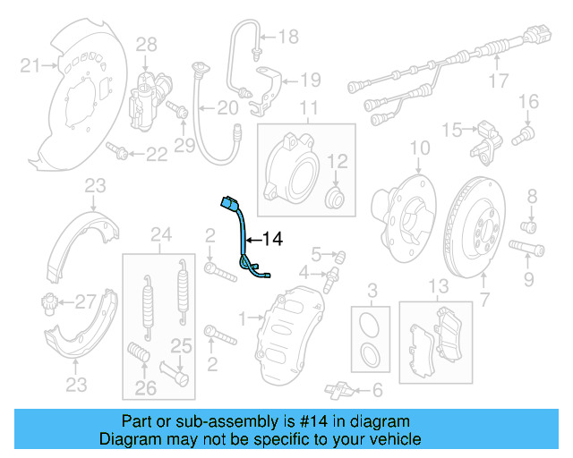 Wear Indicator 7P0-907-637-C - View 11