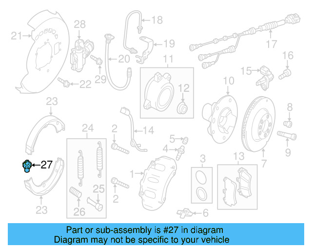 Adjust Screw 7L0-609-201 - View 5