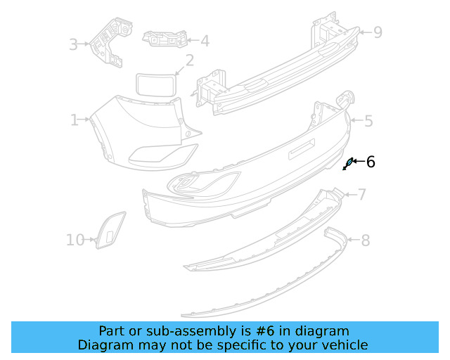 Tow Eye Cap 11A-807-069-9B9 - View 3