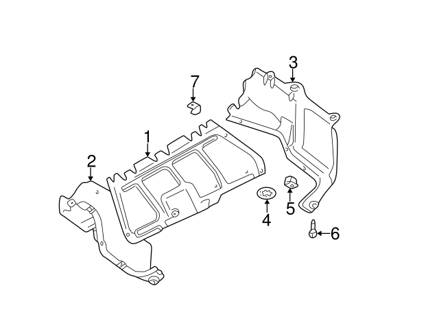 Fender Liner Screw N-907-750-01 - View 31