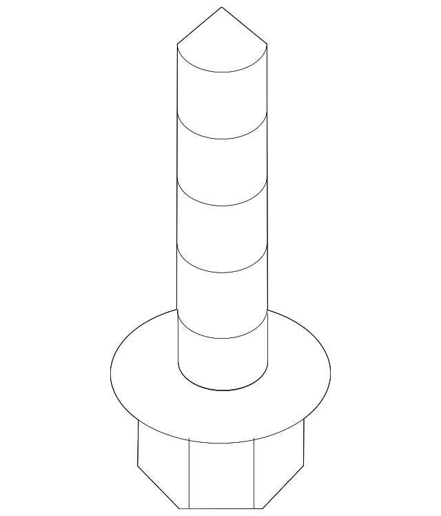 Buckle End Mount Bolt N-989-236-02 - View 43