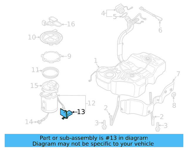 Sending Unit 3C0-919-673 - View 15