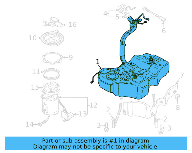 Fuel Tank 561-201-055-AB - View 4