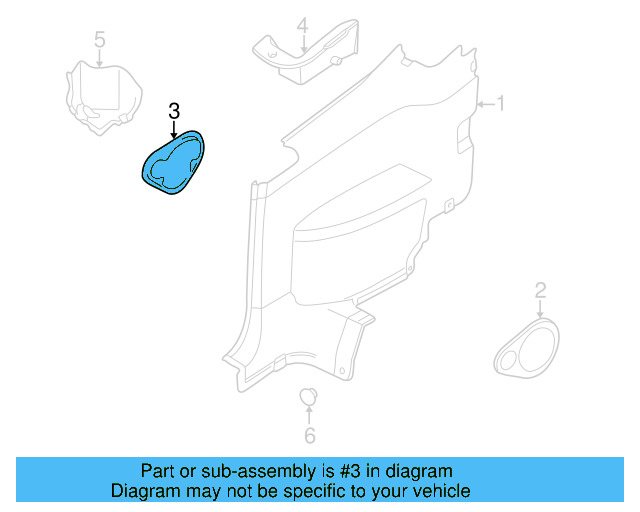 Frame Trim 1E0868169 - View 2