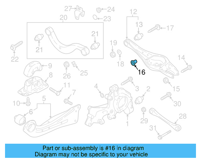 Lower Control Arm Cap N-105-977-01 - View 35