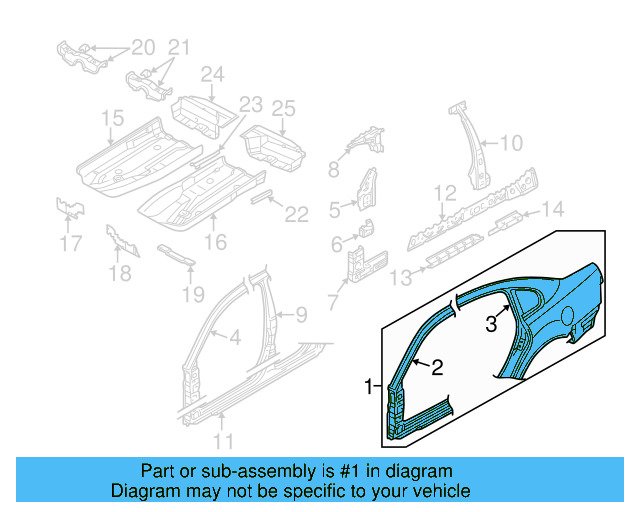 Rear Section 3B5-809-837-A