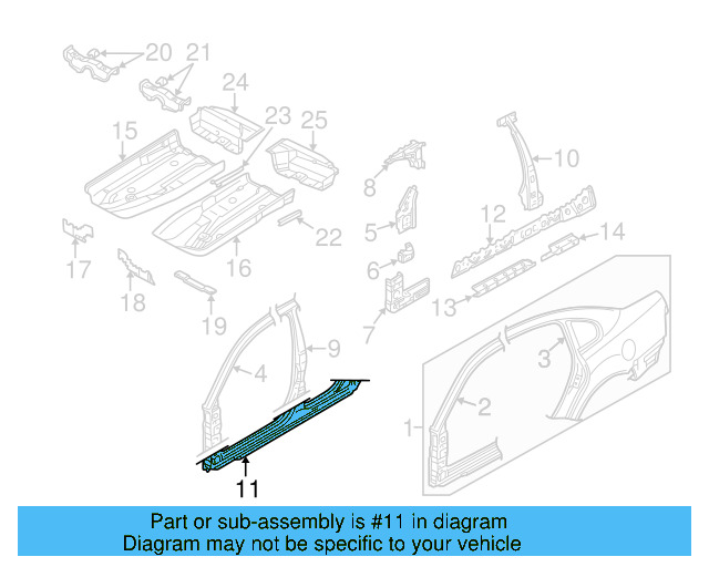 Rocker Panel 3B5-809-848-A - View 6