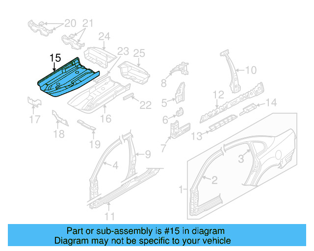Floor Pan 8E0-803-206 - View 16