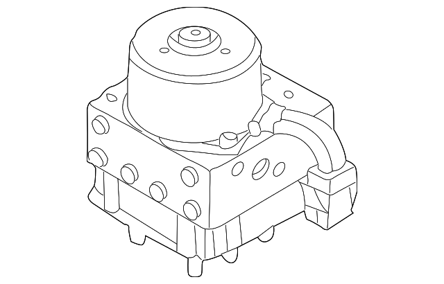 ABS Pump Assembly 1J0-698-517-A - View 3