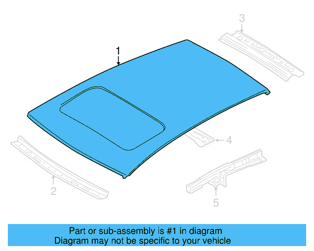 Roof Panel 5K6-817-101 - View 8