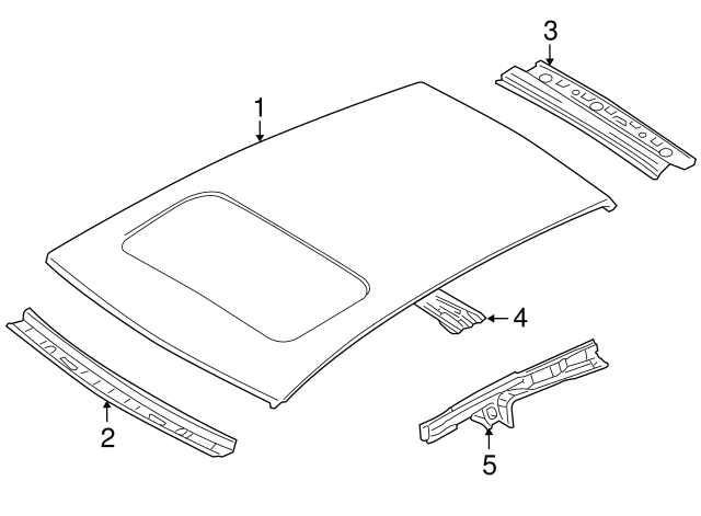 Roof Rail 1K3-810-411 - View 7