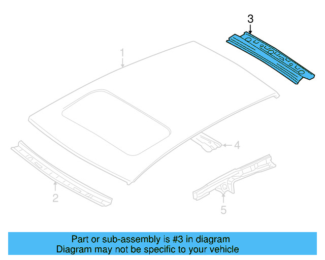 Rear Header 1K6-817-161 - View 7