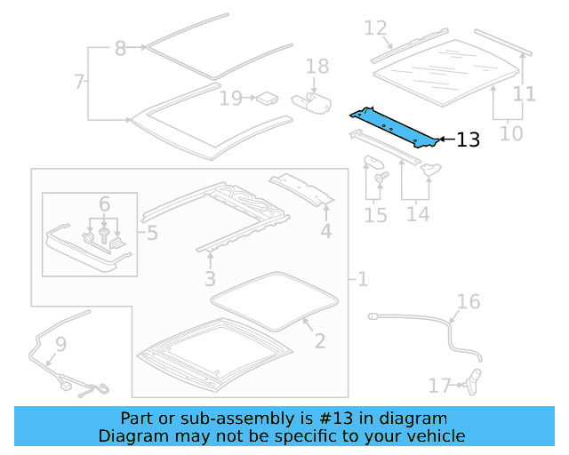 Sunshade 3G5-877-307-DM4