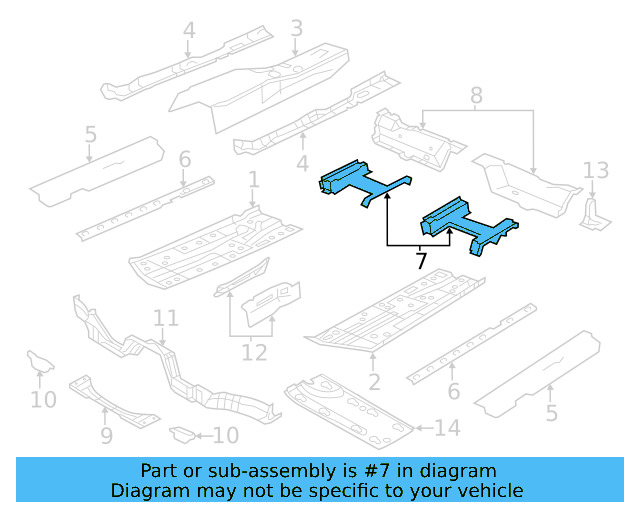 Seat Support 1K0-802-569-B - View 33