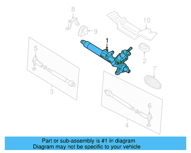 Steering Gear 1J1-422-075-SX - View 6