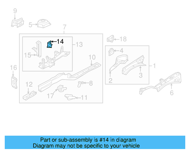 Closure Panel Bracket 5C5-803-830 - View 4