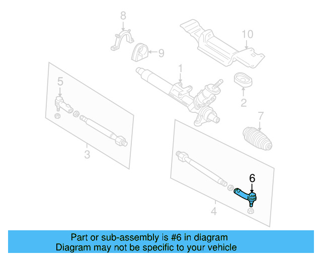 Outer Tie Rod 1J0-422-811-B