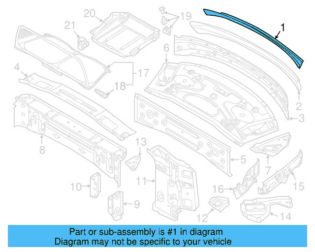 Upper Panel 5C3-810-257 - View 11