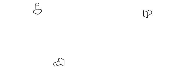 Windshield Pillar Trim Clip 4A0-867-276 - View 61