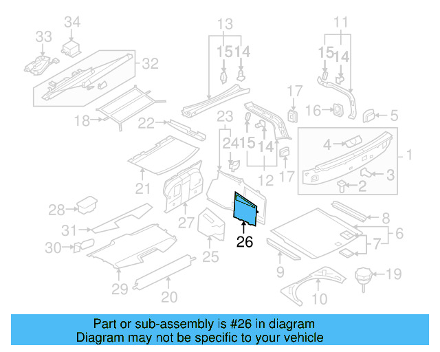 Access Cover 3D0-803-961-C - View 5