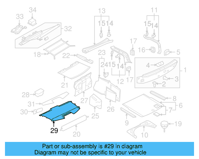 Pkg Tray Trim 3D5-863-413-CS-4B5
