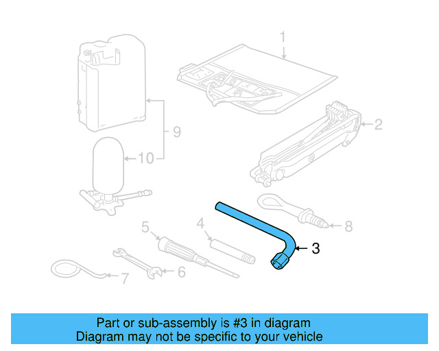 Lug Wrench 4D0-012-219-A - View 19