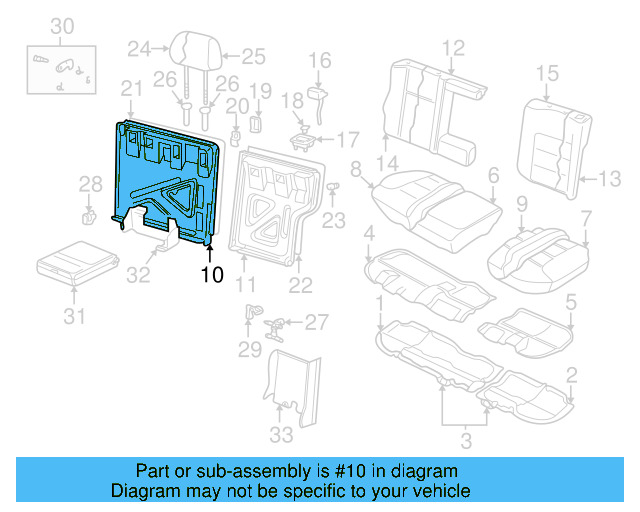 Seat Back Frame 1J0-885-502-AS - View 6