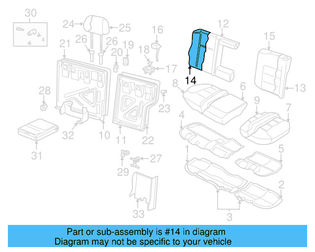 Seat Back Cover 1J0885806SNRDS