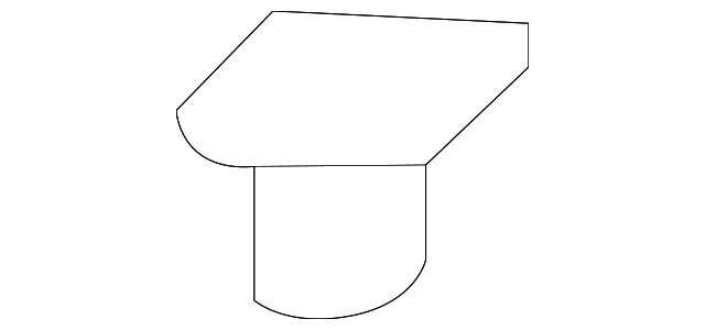 Escutcheon Clip 1J0-885-313 - View 3