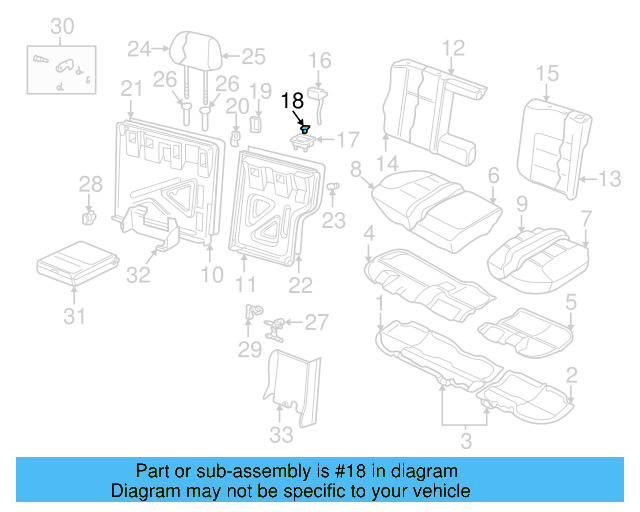 Escutcheon Clip 1J0-885-313 - View 2