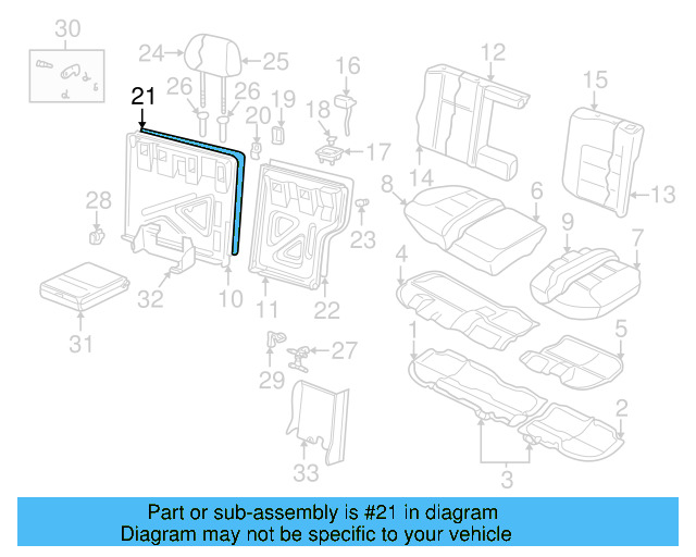 Seat Back Panel 1J5-885-754-8JS - View 5