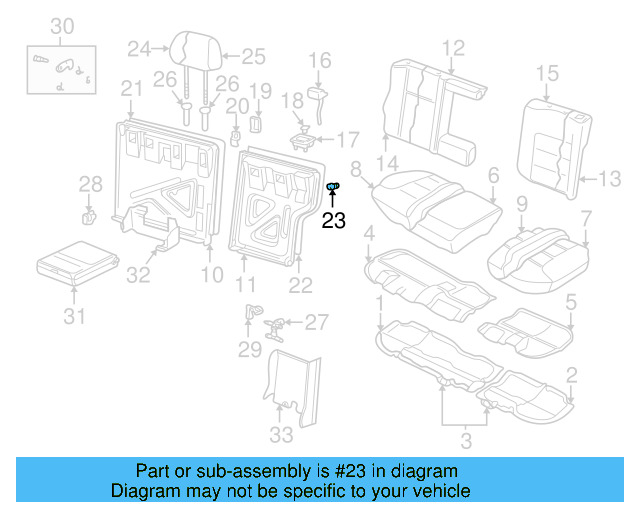 Seat Back Panel Buffer 1J0-823-499-A-B41 - View 2