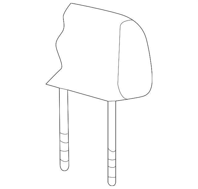 Headrest Cover 1J0-885-921-A-4PM - View 2