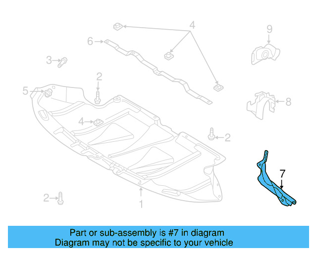 Front Deflector Pin 8D0-805-121