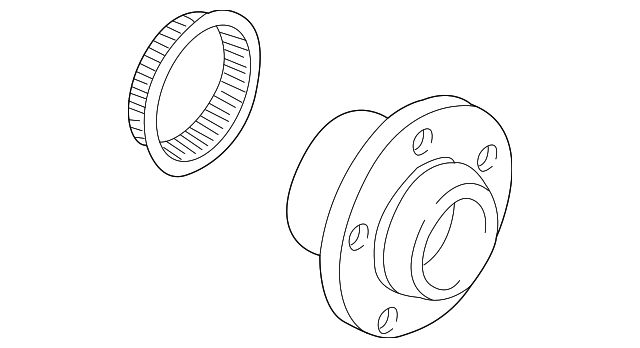 Hub & Bearing 1J0-598-477 - View 10