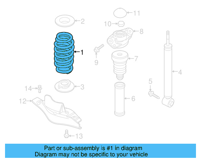 Coil Spring 1K0-511-115-CA - View 22